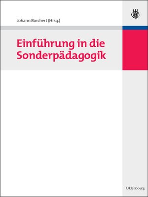 cover image of Einführung in die Sonderpädagogik